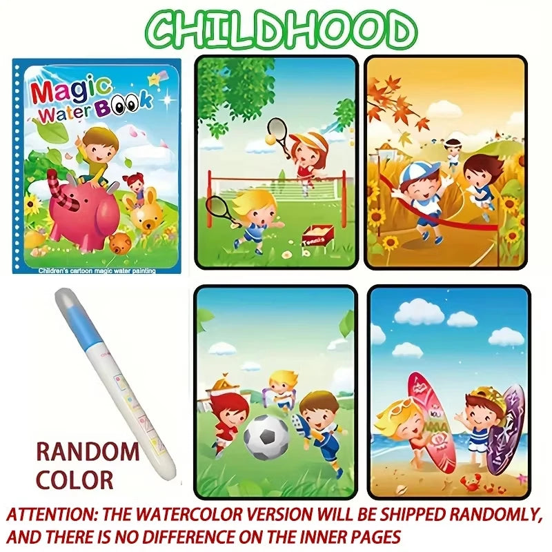 Magic Water Coloring Book