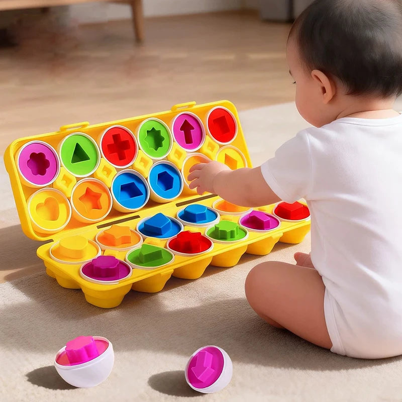 Shape Sorting Matching Eggs