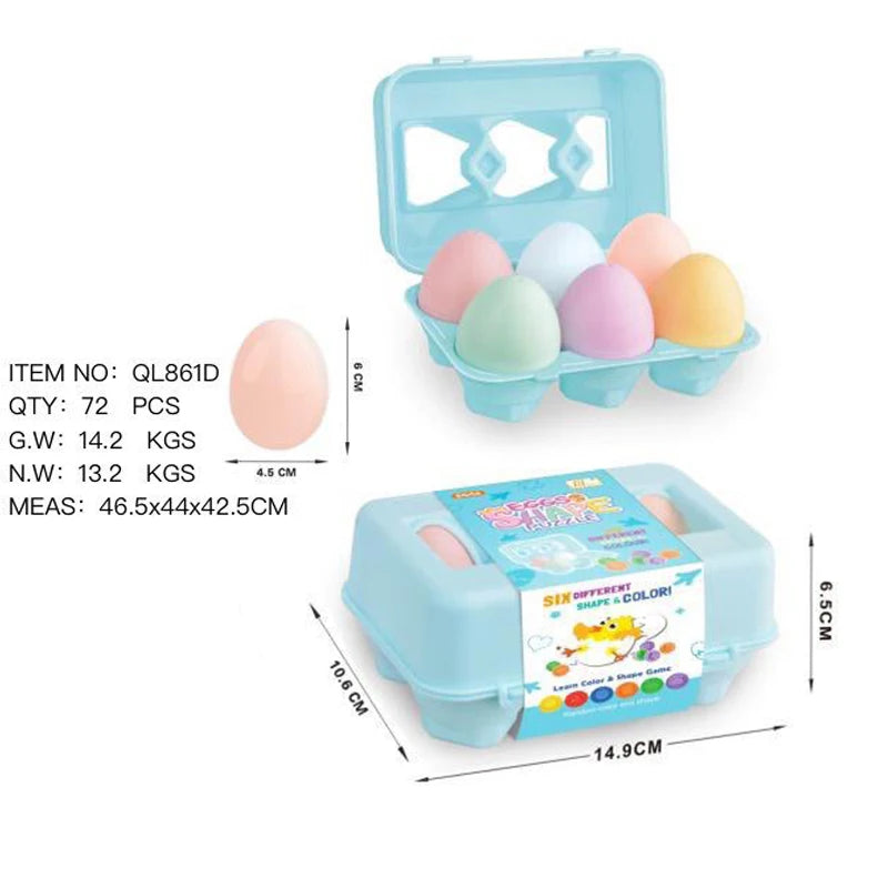 Shape Sorting Matching Eggs