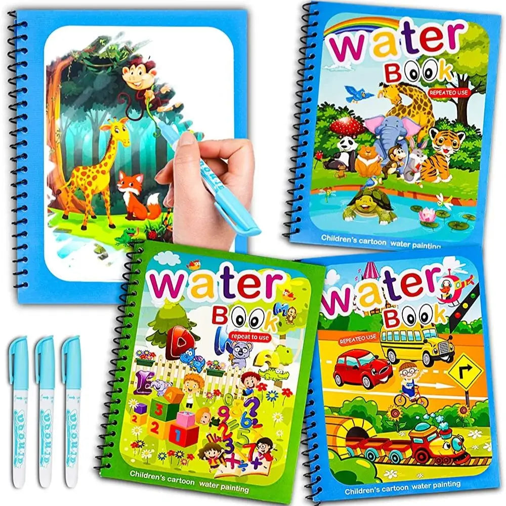 Magic Water Coloring Book