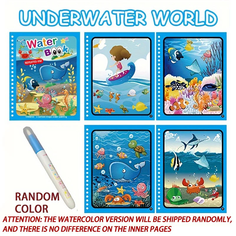 Magic Water Coloring Book
