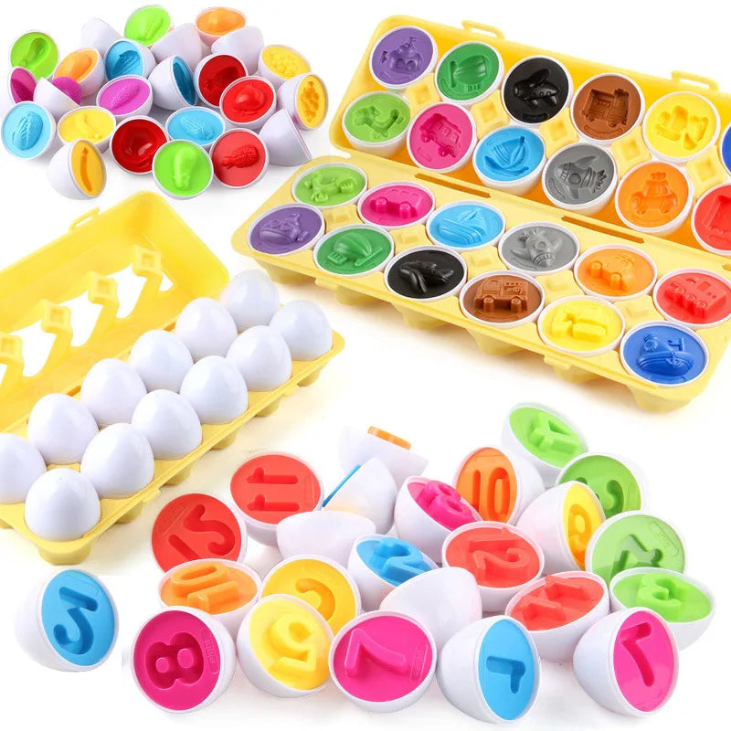 Shape Sorting Matching Eggs