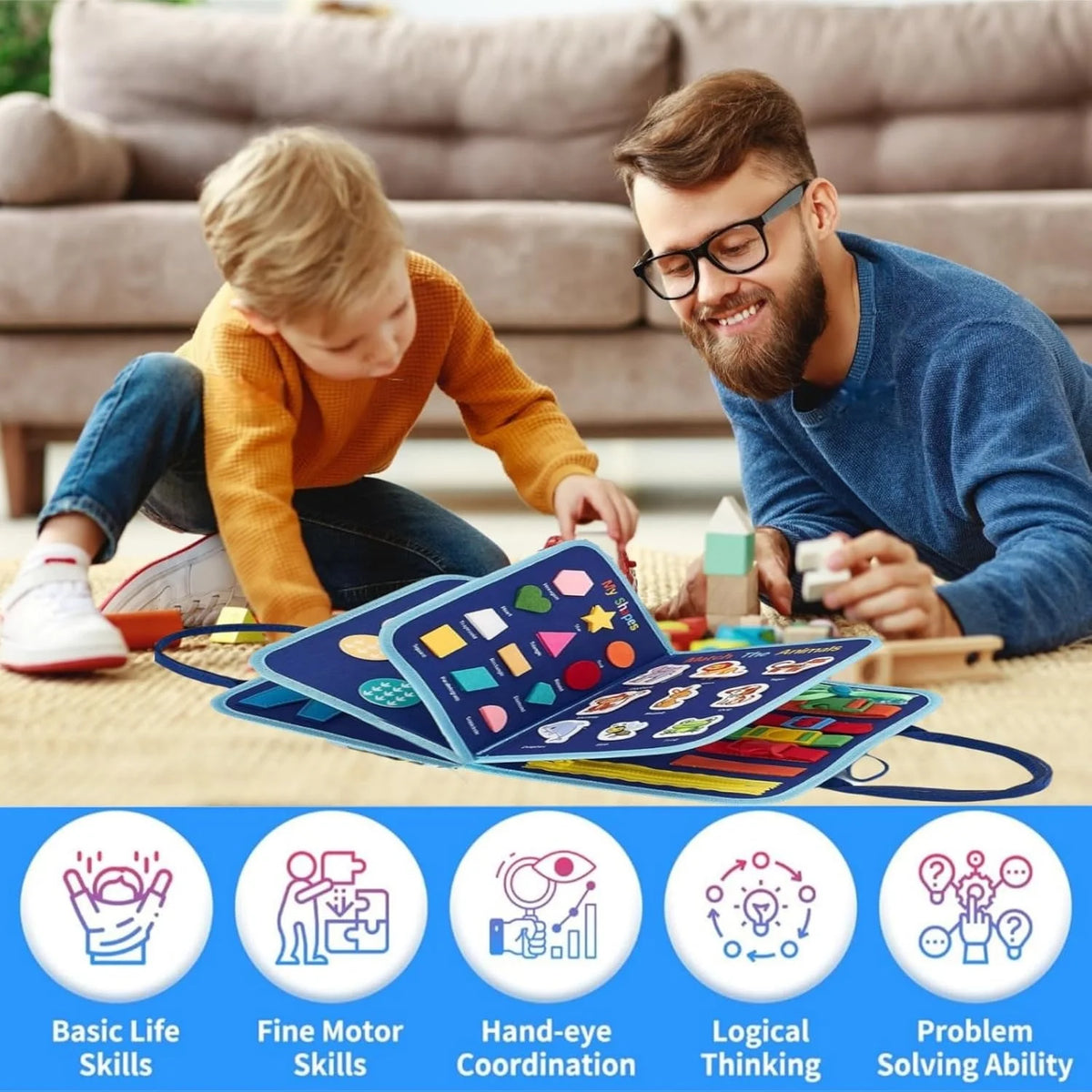 Calm & Go Busy Board activities