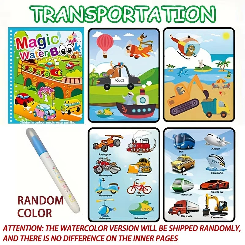 Magic Water Coloring Book