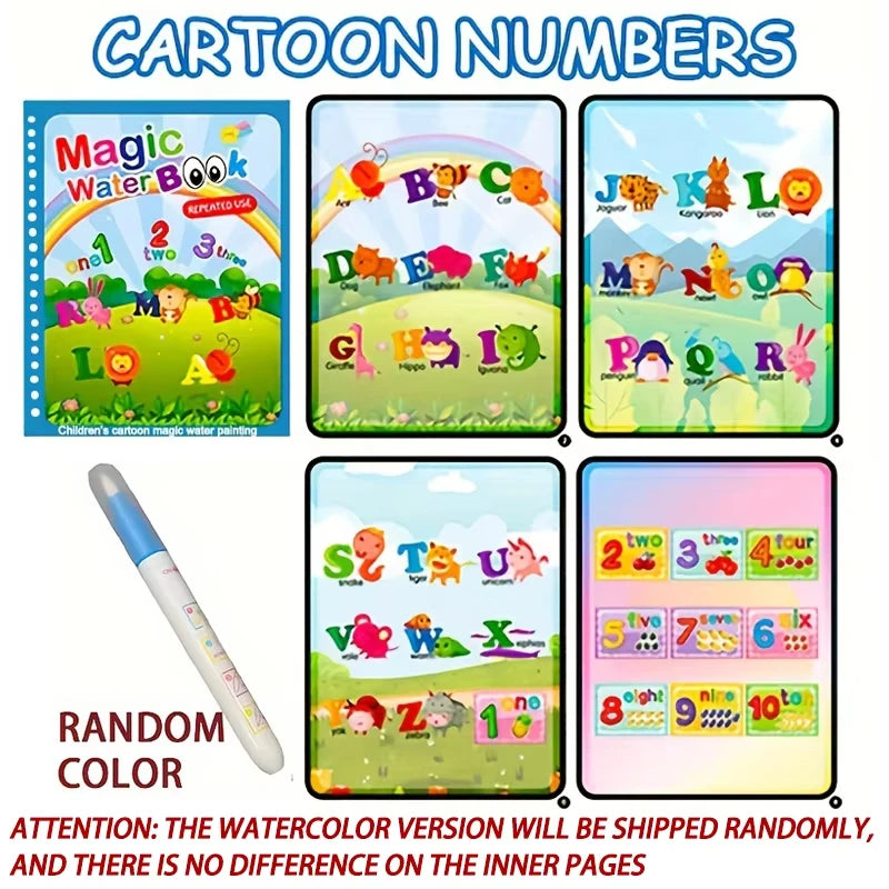 Magic Water Coloring Book