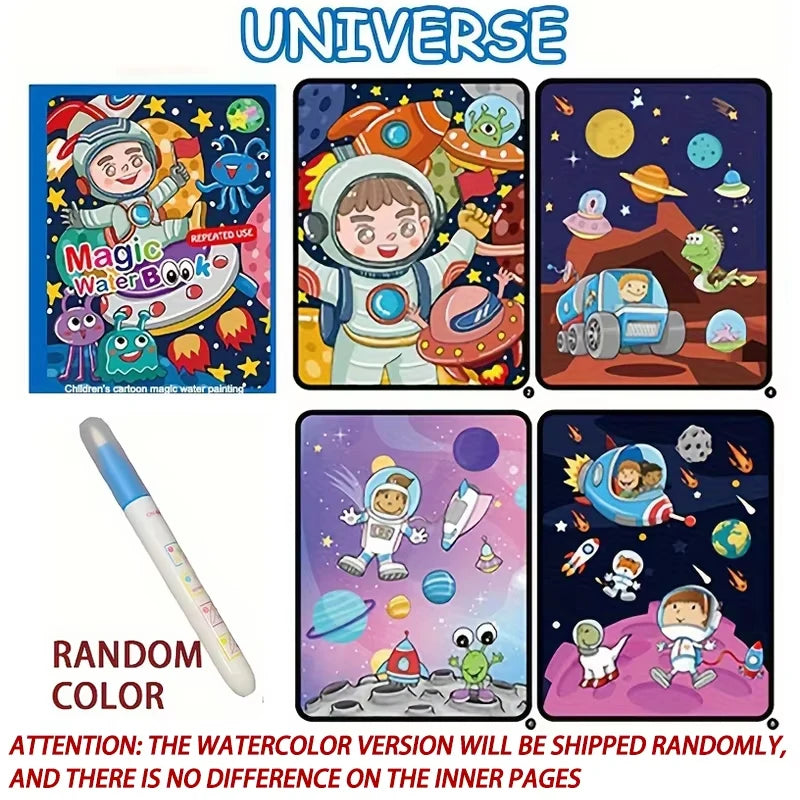 Magic Water Coloring Book