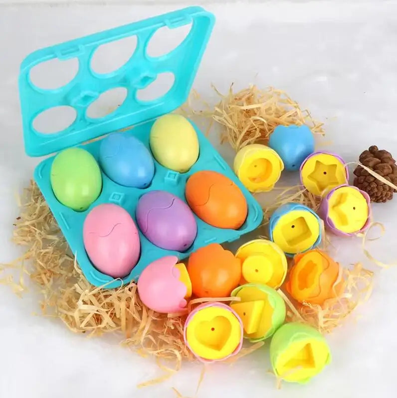 Shape Sorting Matching Eggs