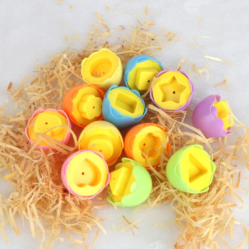 Shape Sorting Matching Eggs